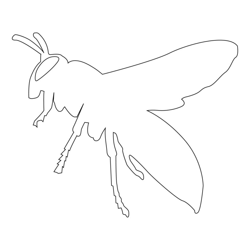 vector wasp logo icon