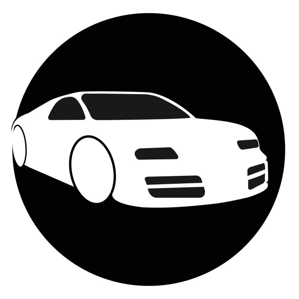 carreras coche icono vector