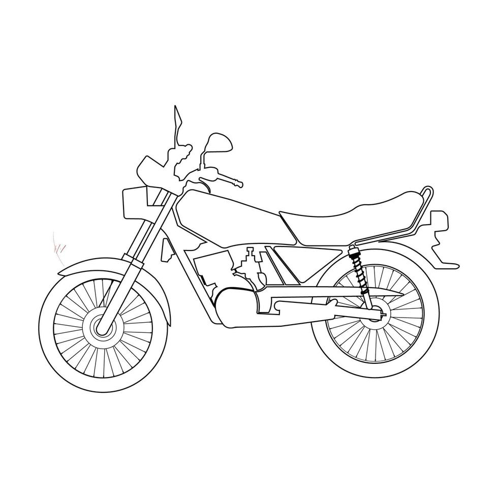 vector icono de motocicleta