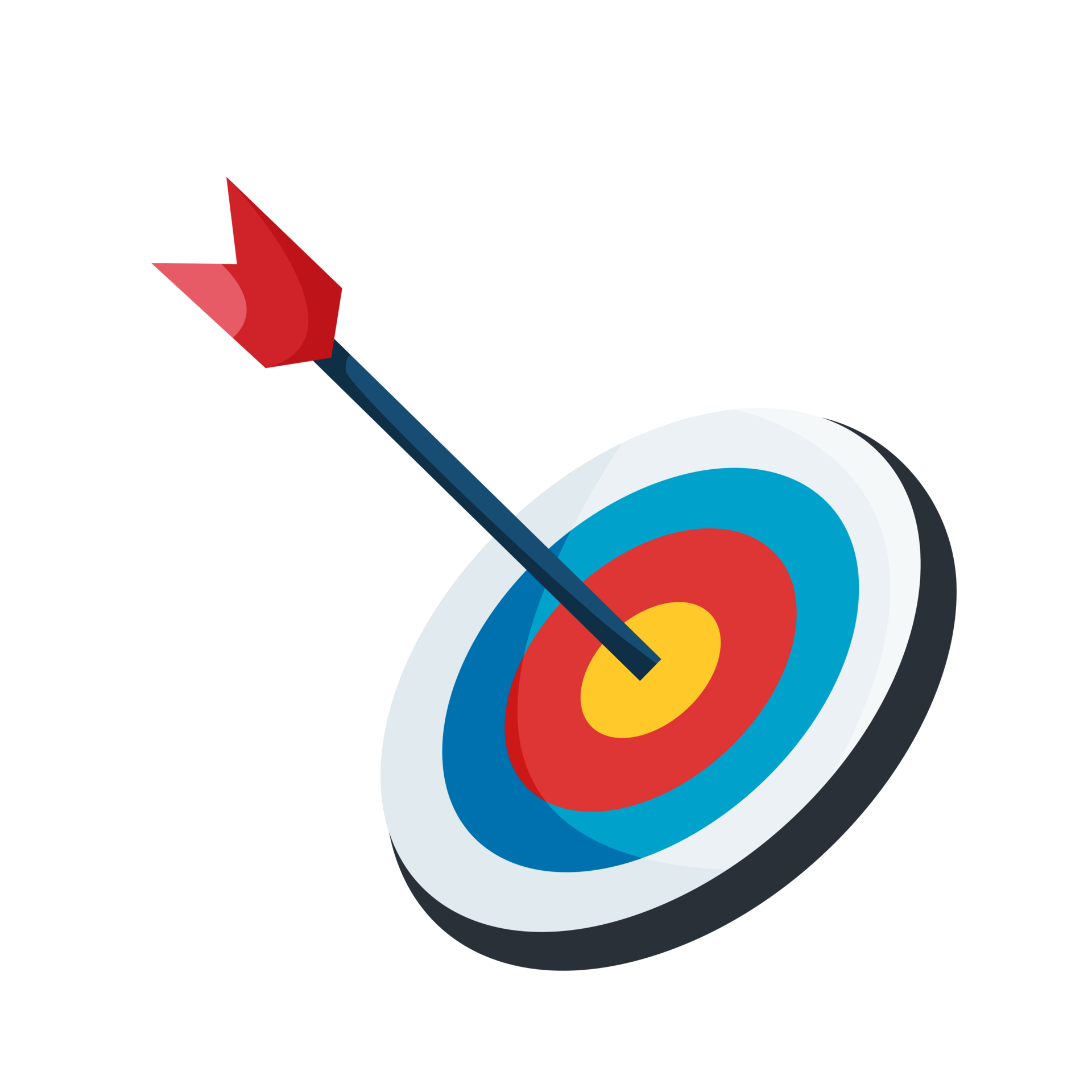 Archery target. Goal achieve concept 21968370 PNG