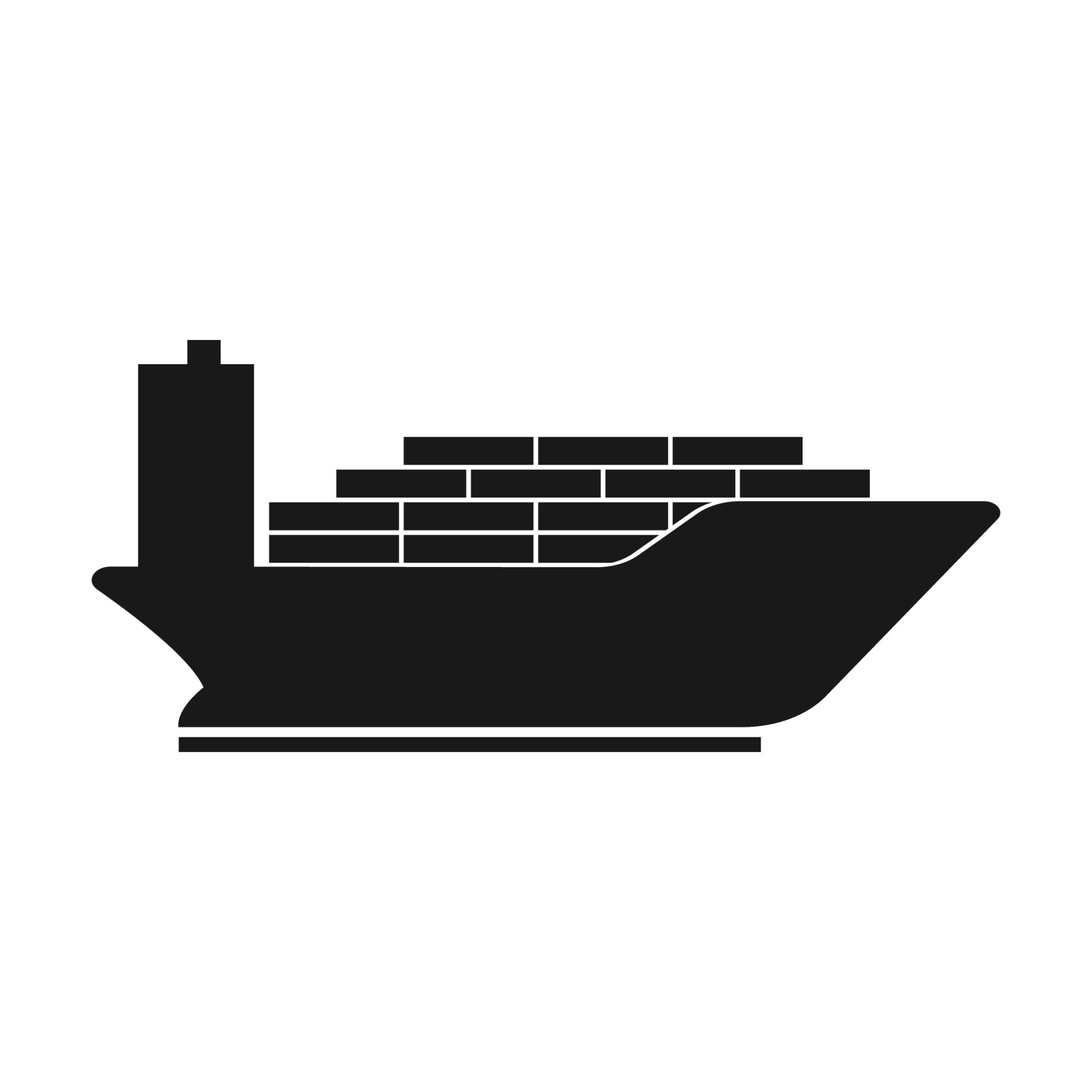 cargo ship logo 21968442 Vector Art at Vecteezy