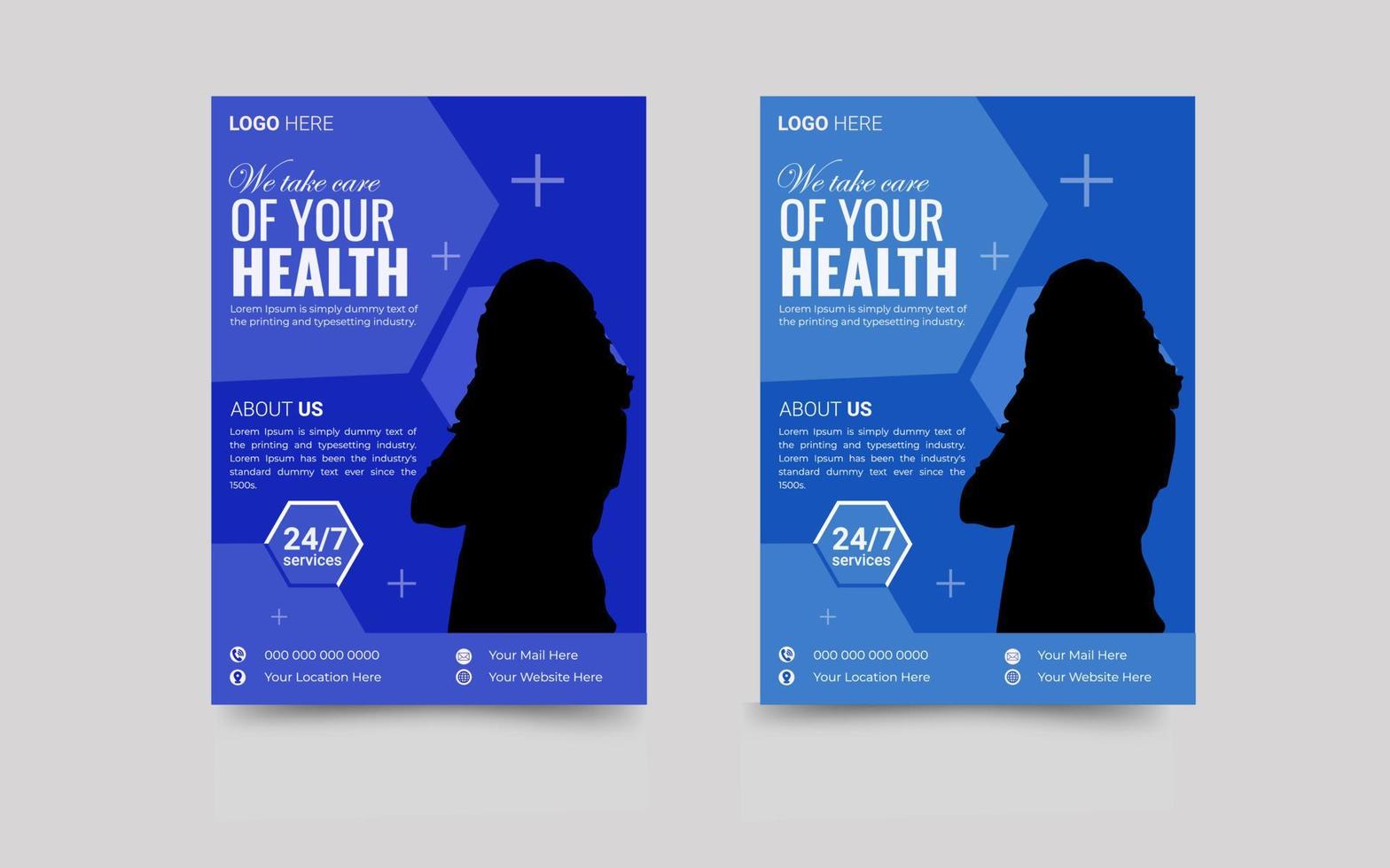 Vector Healthcare Medical Flyer