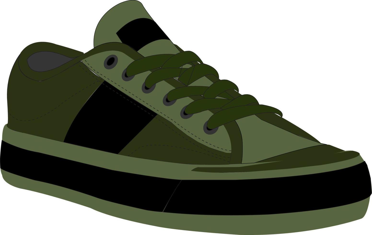 vector zapatos. zapatilla de deporte zapato vector