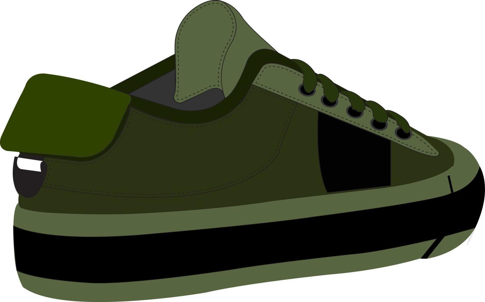 vector zapatos. zapatilla de deporte zapato vector