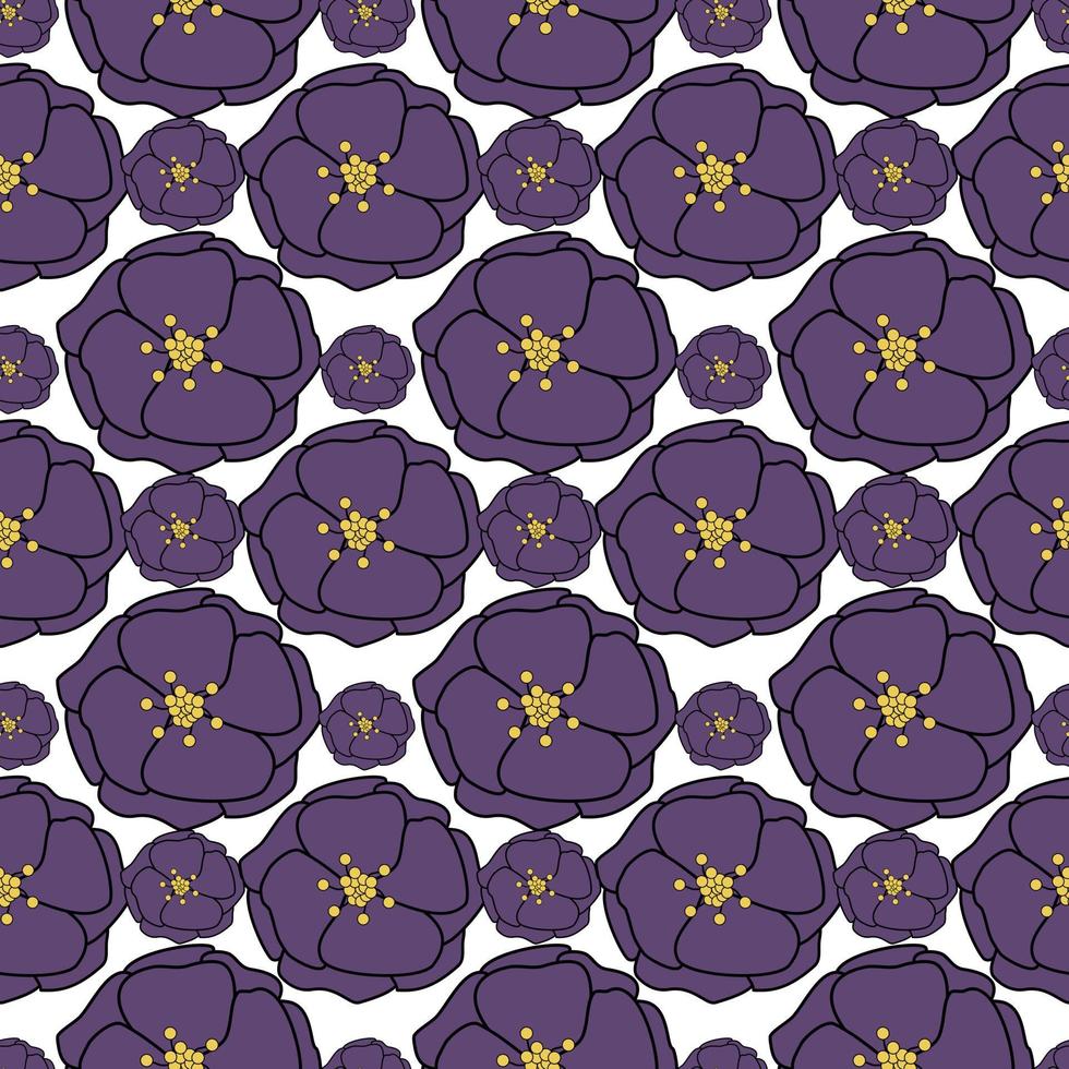 abstract flower pattern, vector illutration