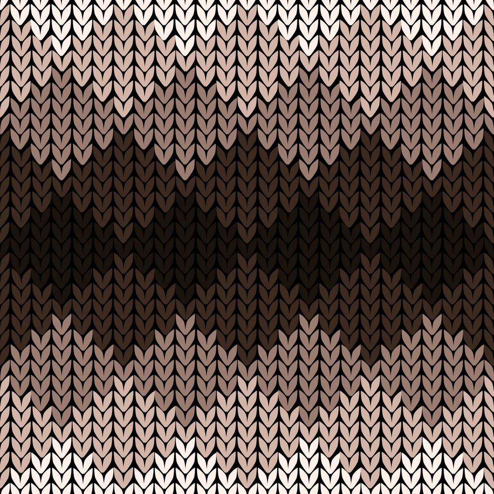 Seamless zigzag knitting pattern vector