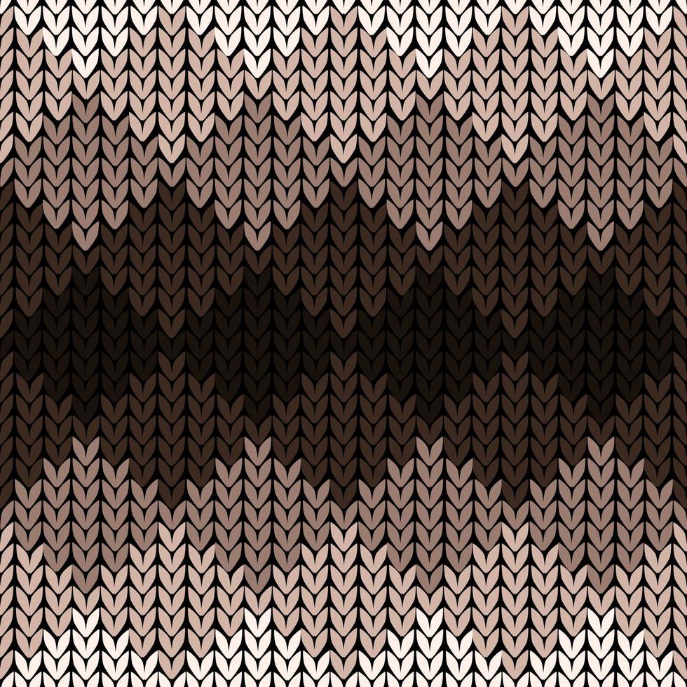 Seamless zigzag knitting pattern vector