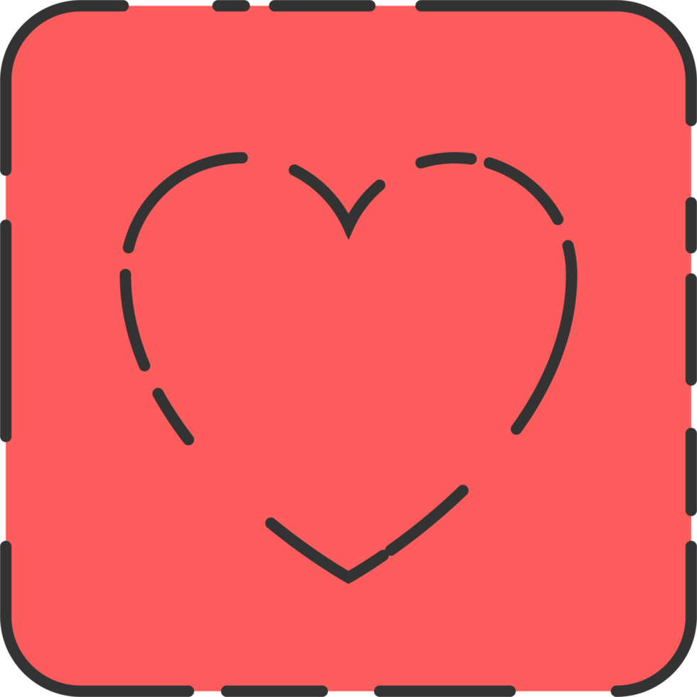 Add to favorite icon in flat style png