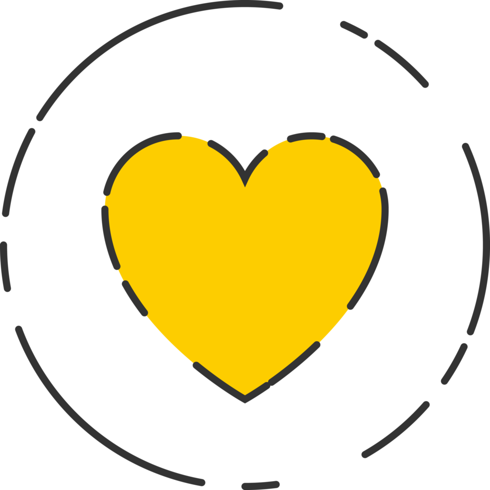 Add to favorite icon in flat style png