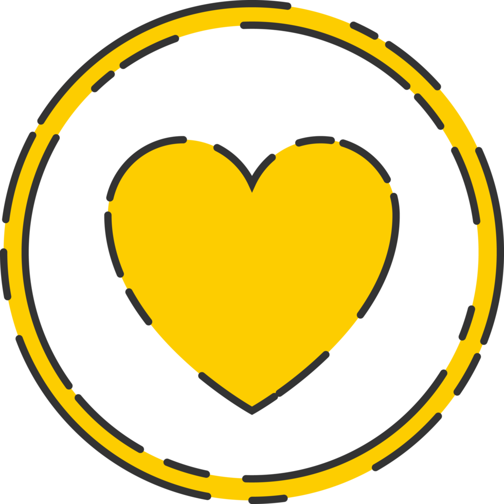 Add to favorite icon in flat style png