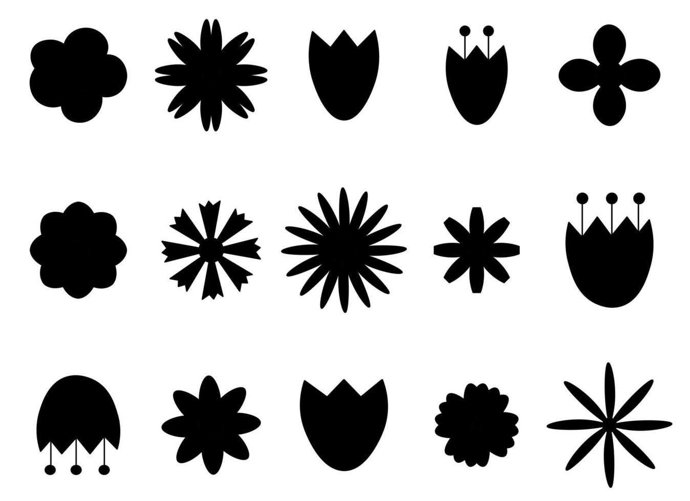 flower vector design illustration isolated on white background