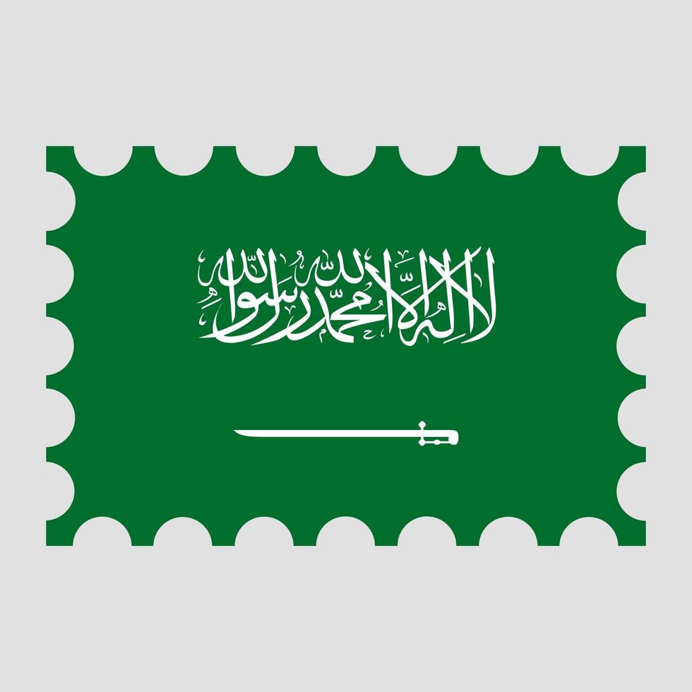 gastos de envío sello con saudi arabia bandera. vector ilustración.