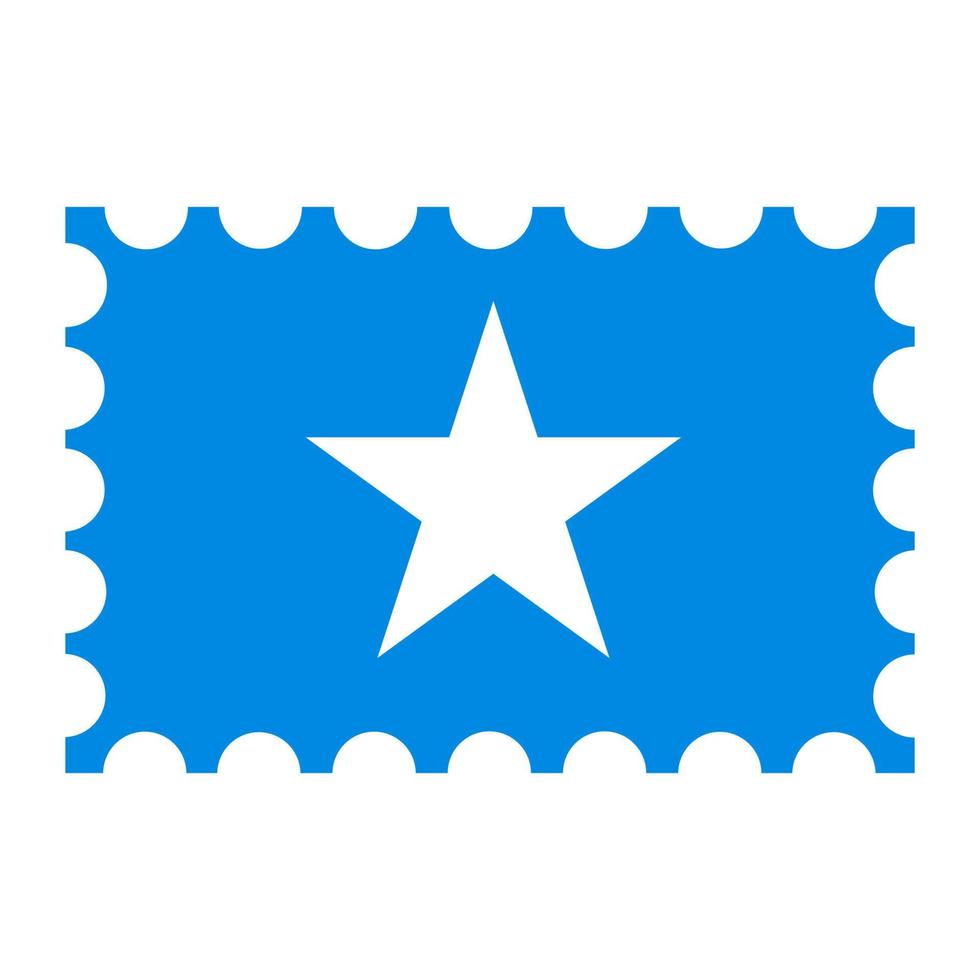 gastos de envío sello con Somalia islas bandera. vector ilustración.