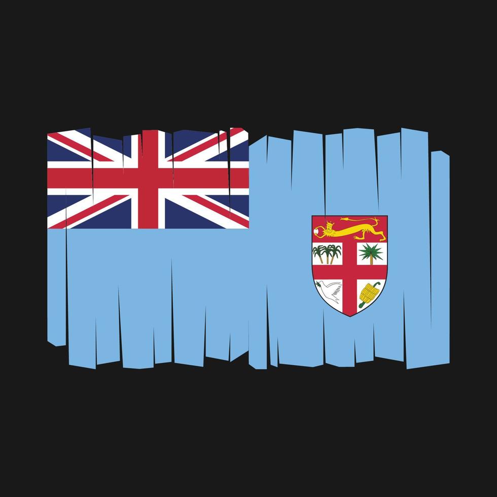 vector de bandera de fiji