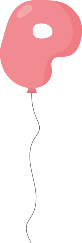 gekleurde ballon brief klem kunst png