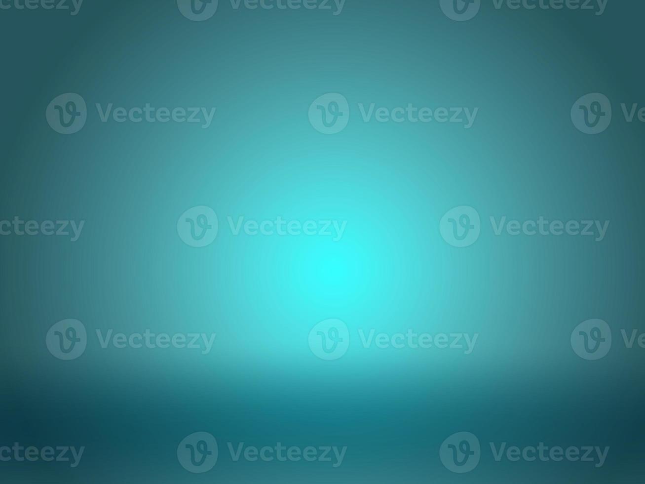 Turquoise gradient background for product, Empty podium studio photo