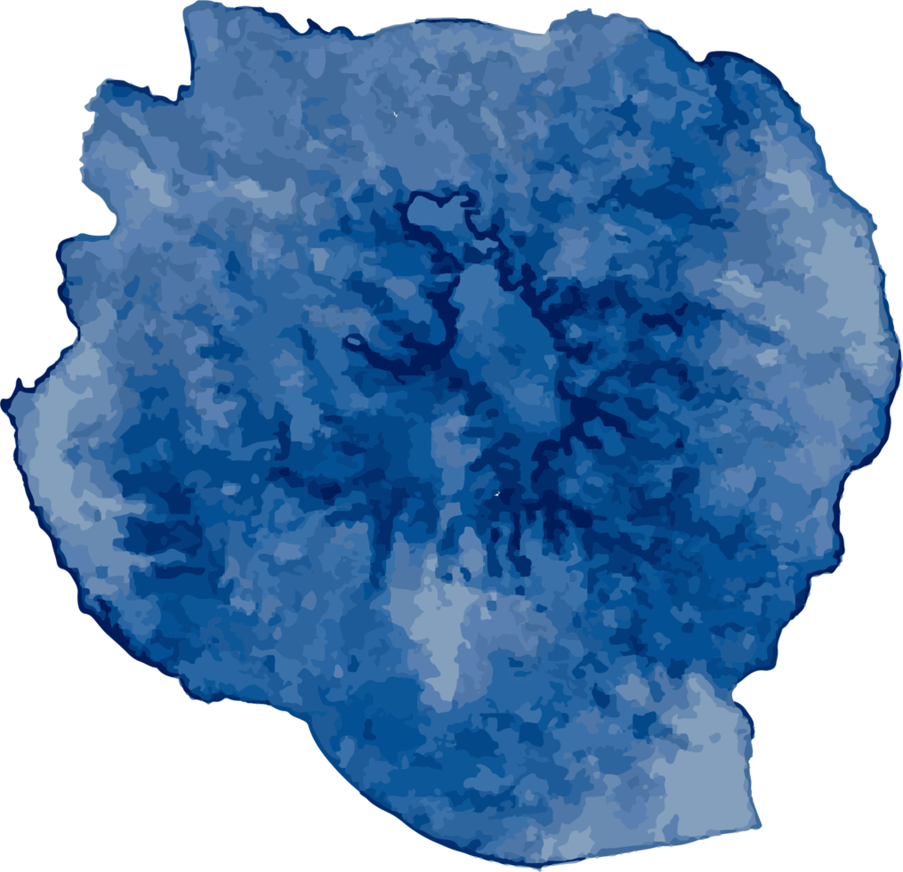 Blue watercolor background png