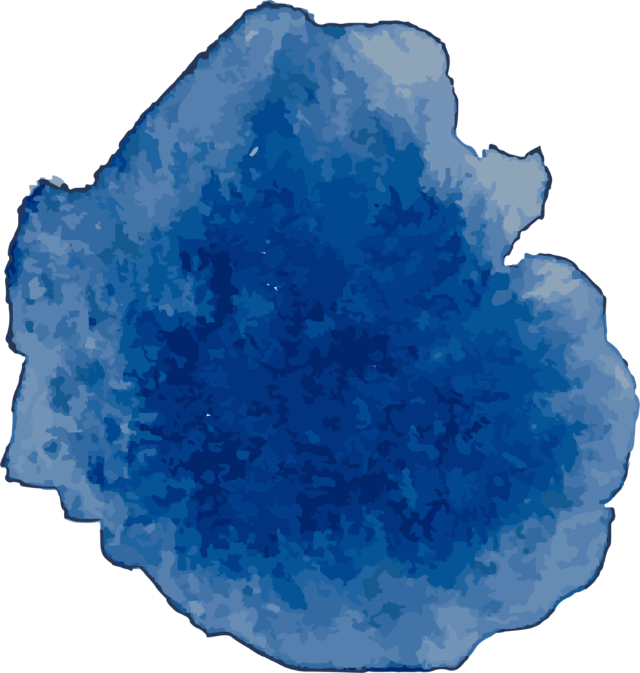 blauwe aquarel achtergrond png