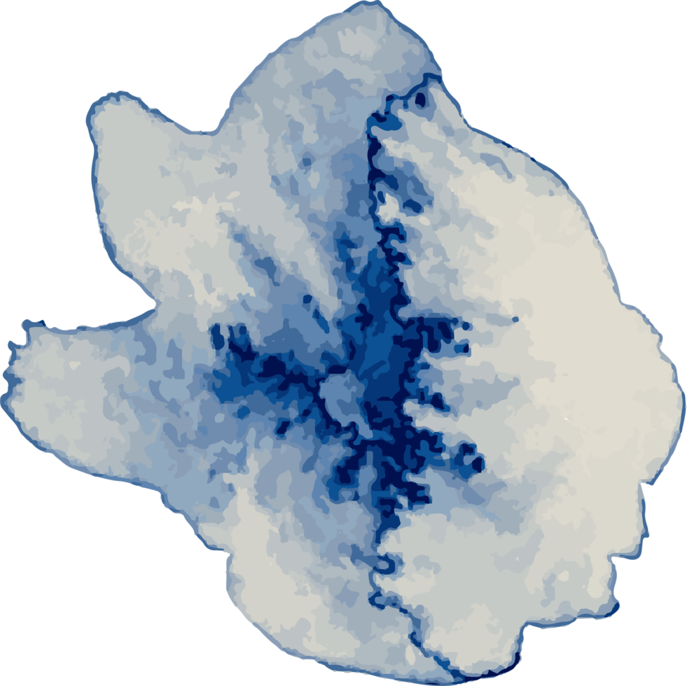 blauer Aquarellhintergrund png