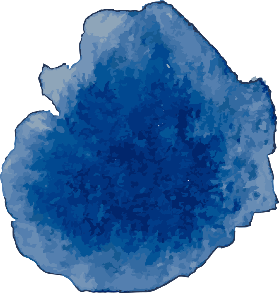 fundo azul aquarela png