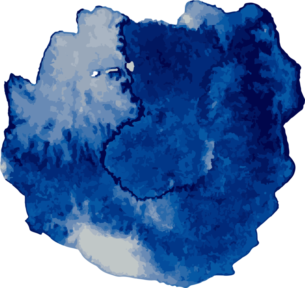 Blue watercolor background png