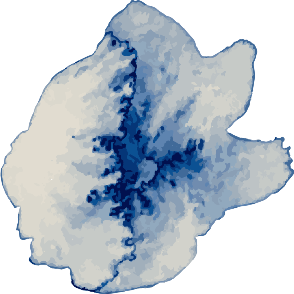 fond aquarelle bleu png