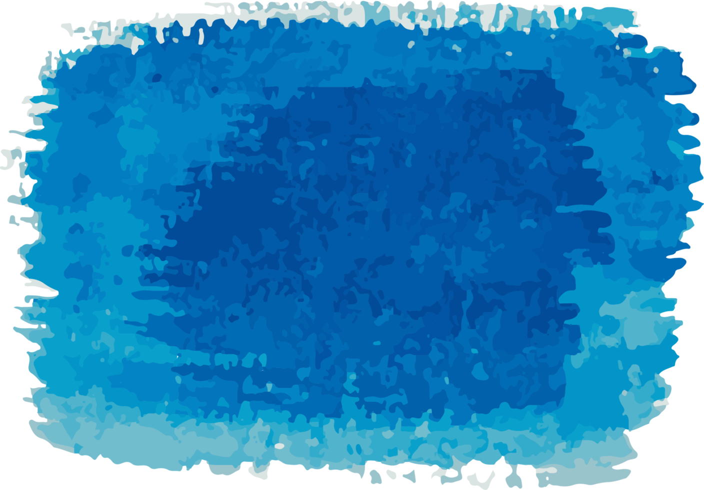 Blue watercolor stain. Watercolor background png