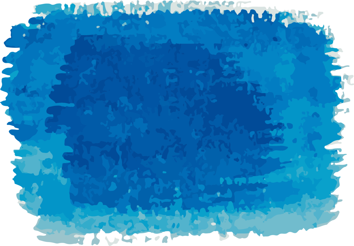 Blue watercolor stain. Watercolor background png