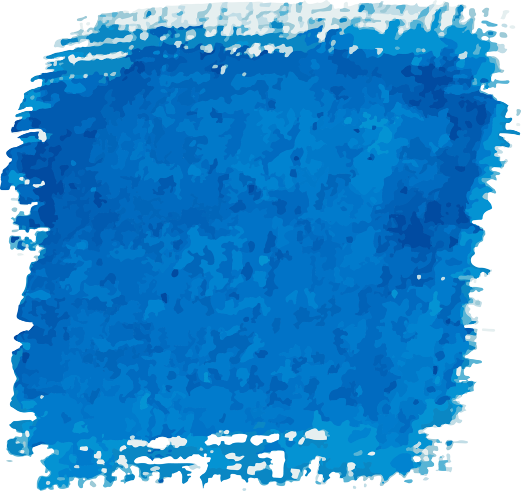 Blue watercolor stain. Watercolor background png