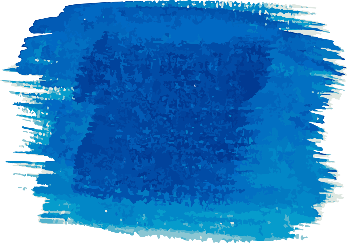 blauw waterverf vlek. waterverf achtergrond png