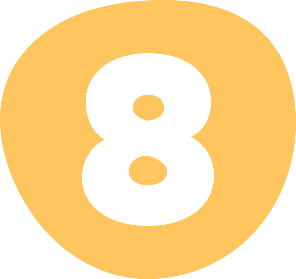 Color blob with number png