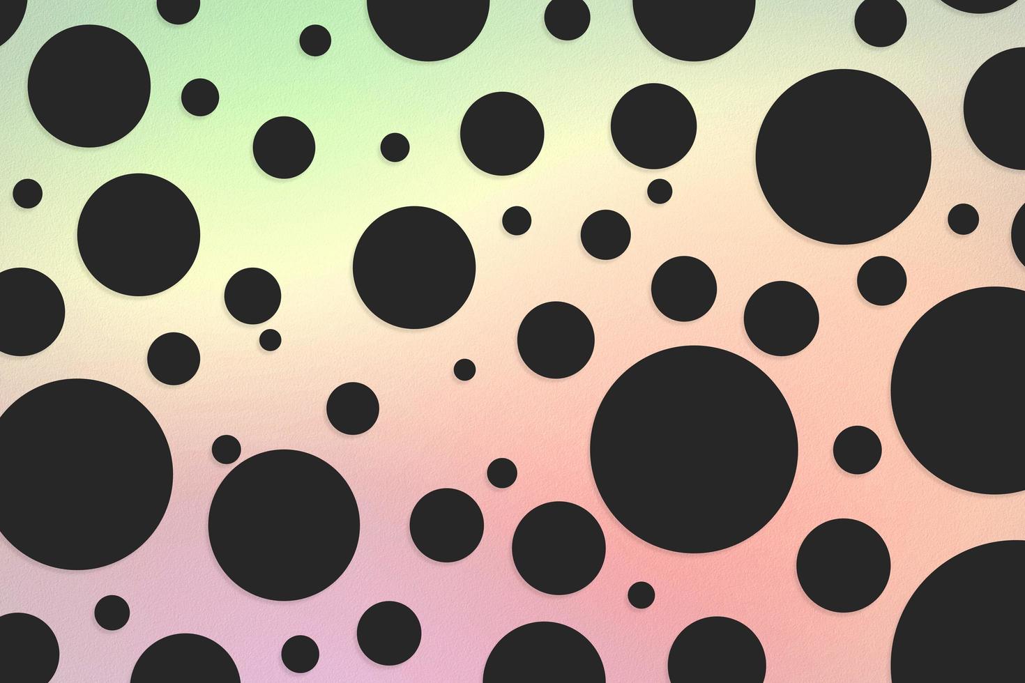 Colorful polka dot backdrop and background photo