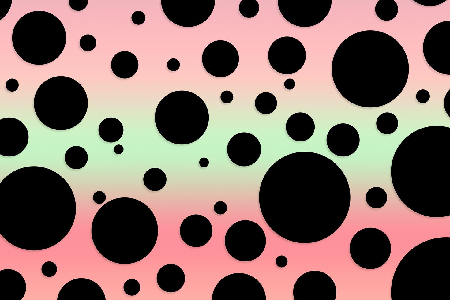 Colorful polka dot backdrop and background photo