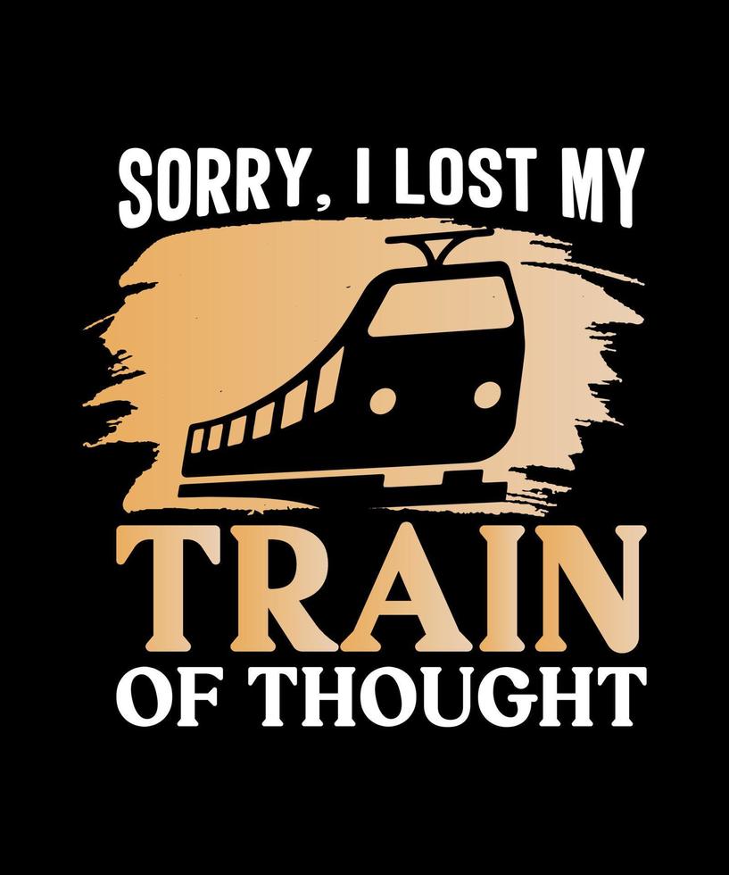 tren ilustración vector camiseta diseño tren citas vector diseño