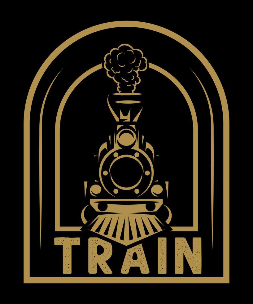 Train illustration vector tshirt design train quotes vector design