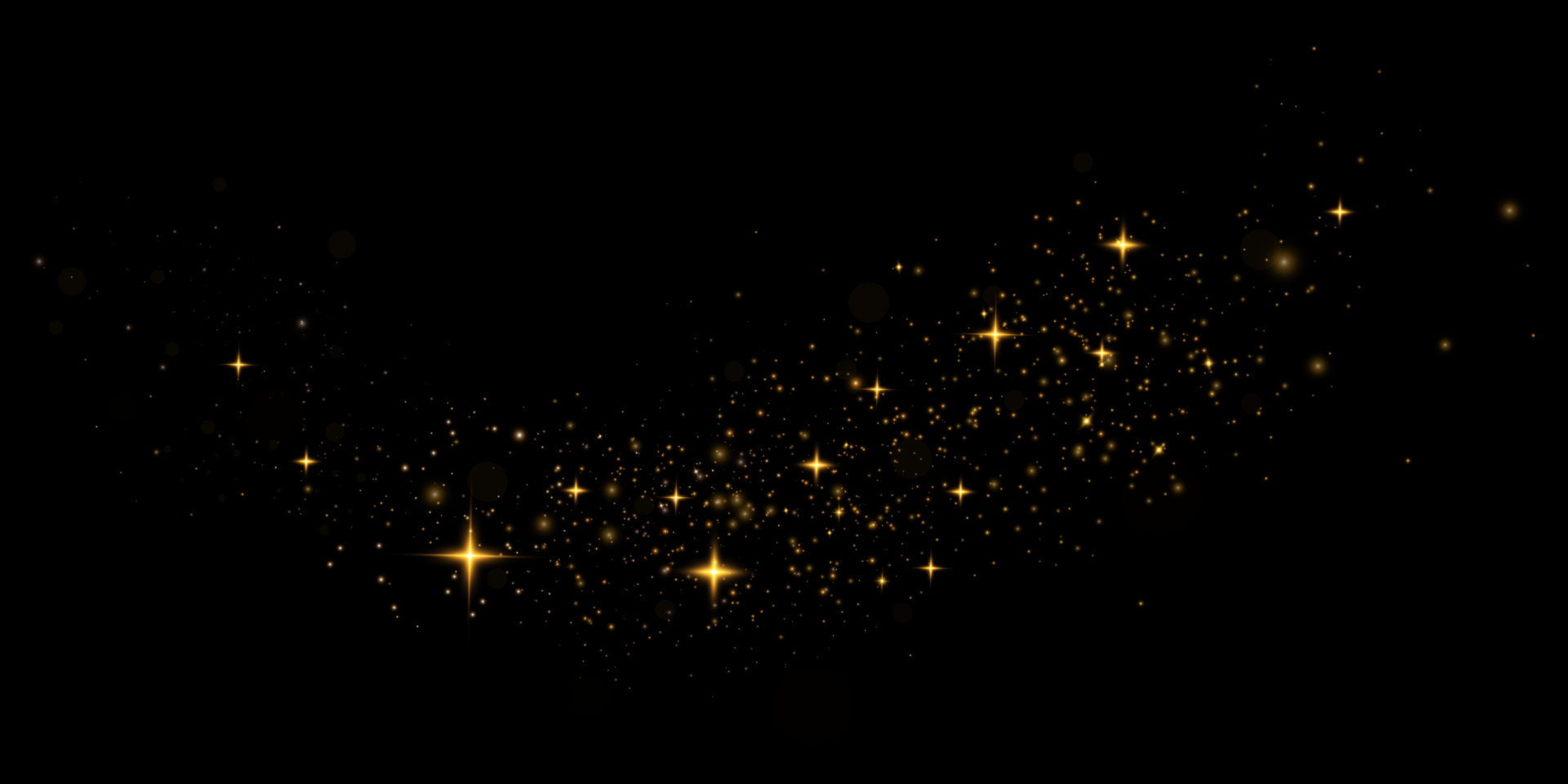 Glow magic light effect. Star dust. Vector glowing sparkles. 21973199