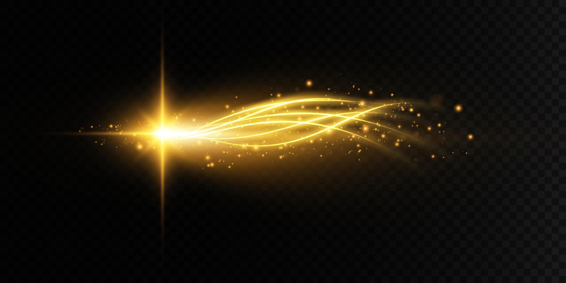 Glow magic light effect. Star dust. Vector glowing sparkles. 21973206  Vector Art at Vecteezy