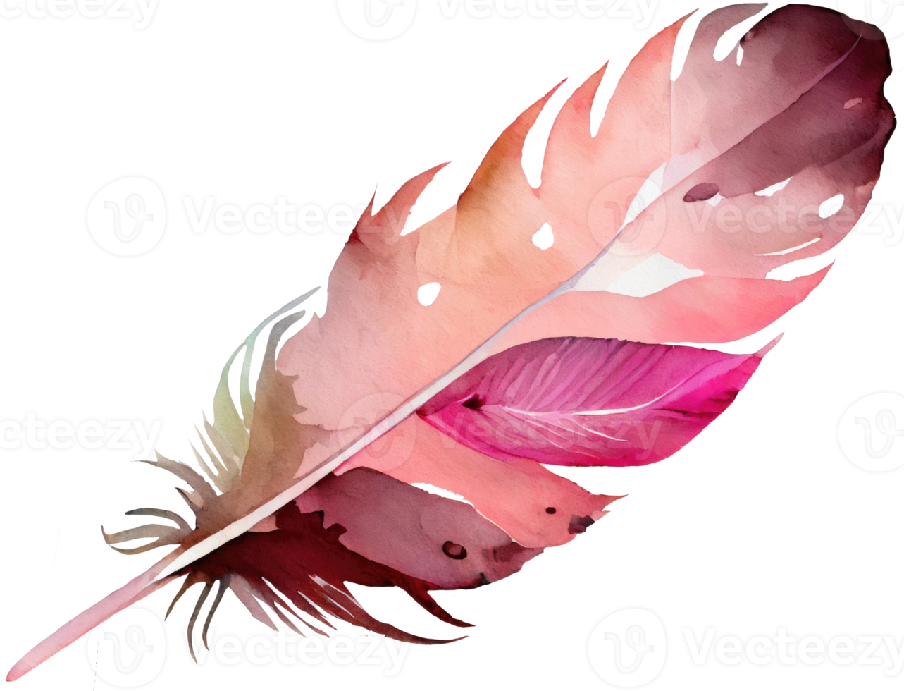 Free Colorful Feather Watercolor 21973284 PNG with Transparent Background