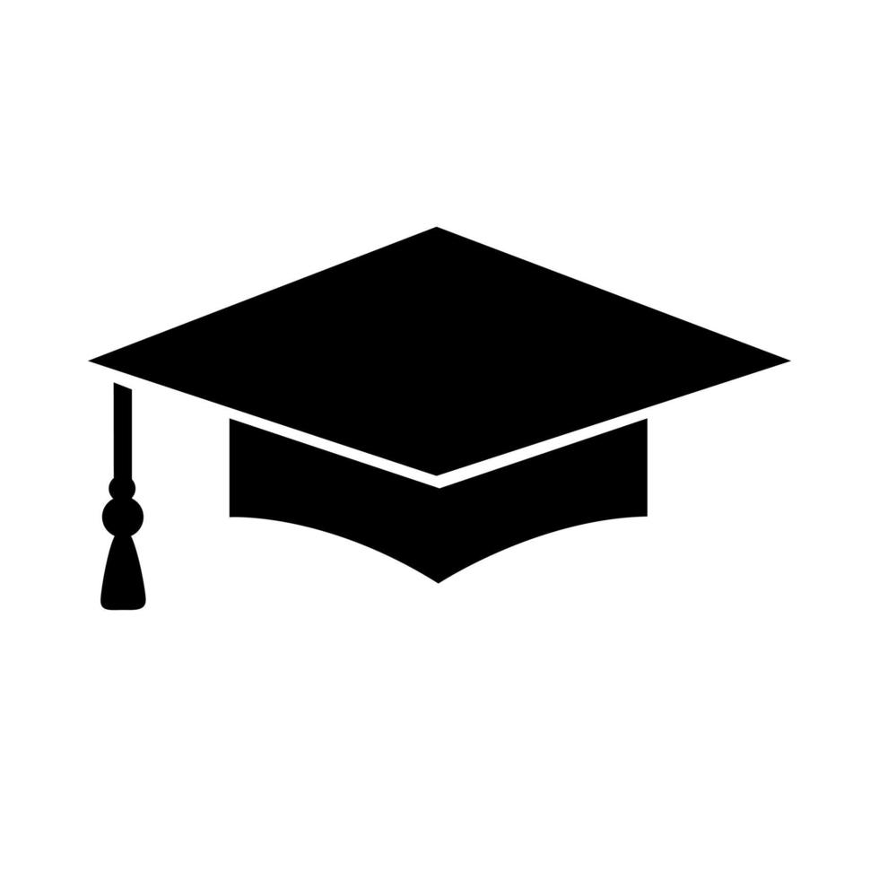 graduado gorra vector icono. graduado gorra símbolo ilustración.