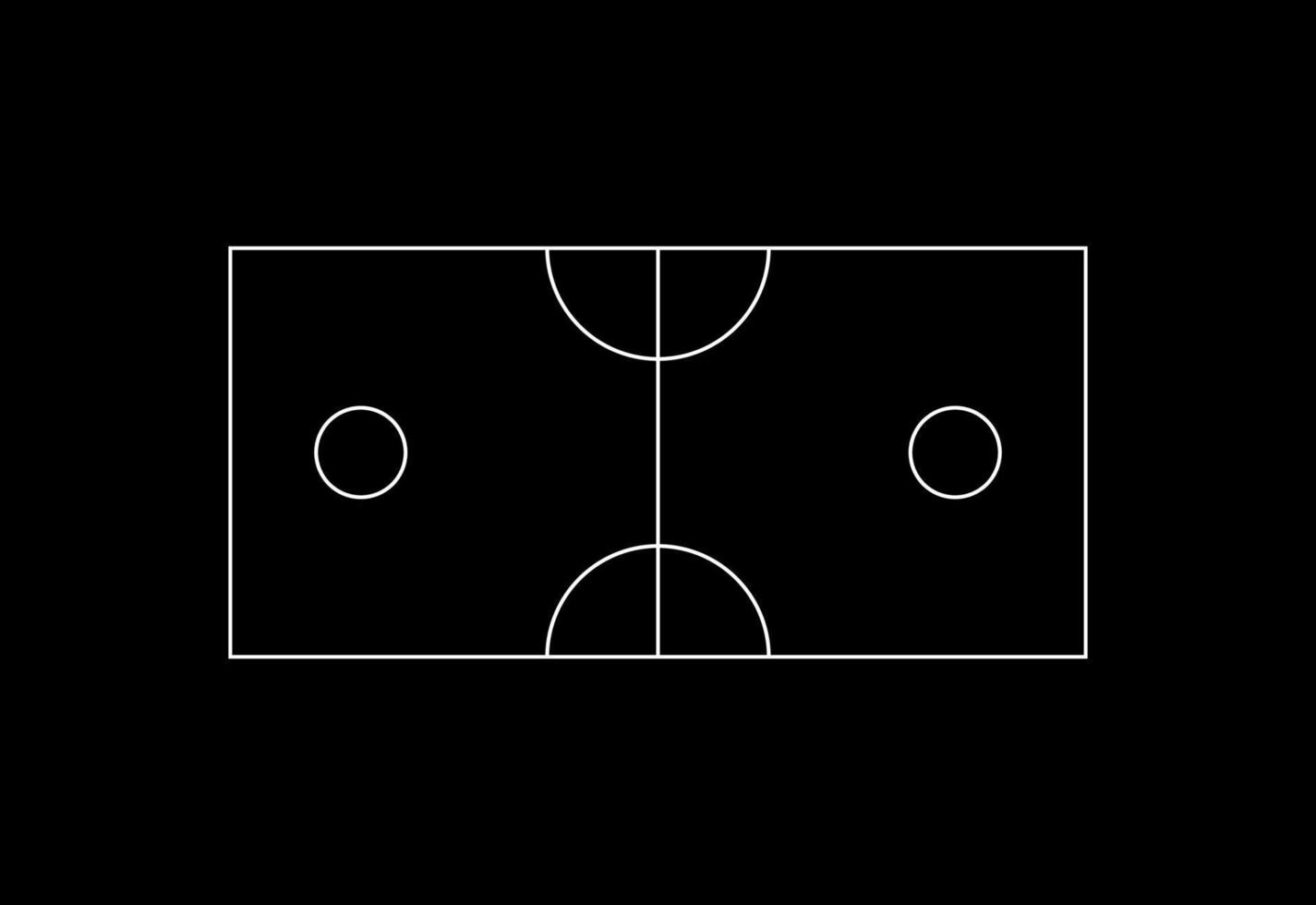 Layout Court of Sepak Takraw, is a foot volleyball game, quite literally means to kick a rattan ball, sport native that originated in Southeast Asia. Vector Illustration