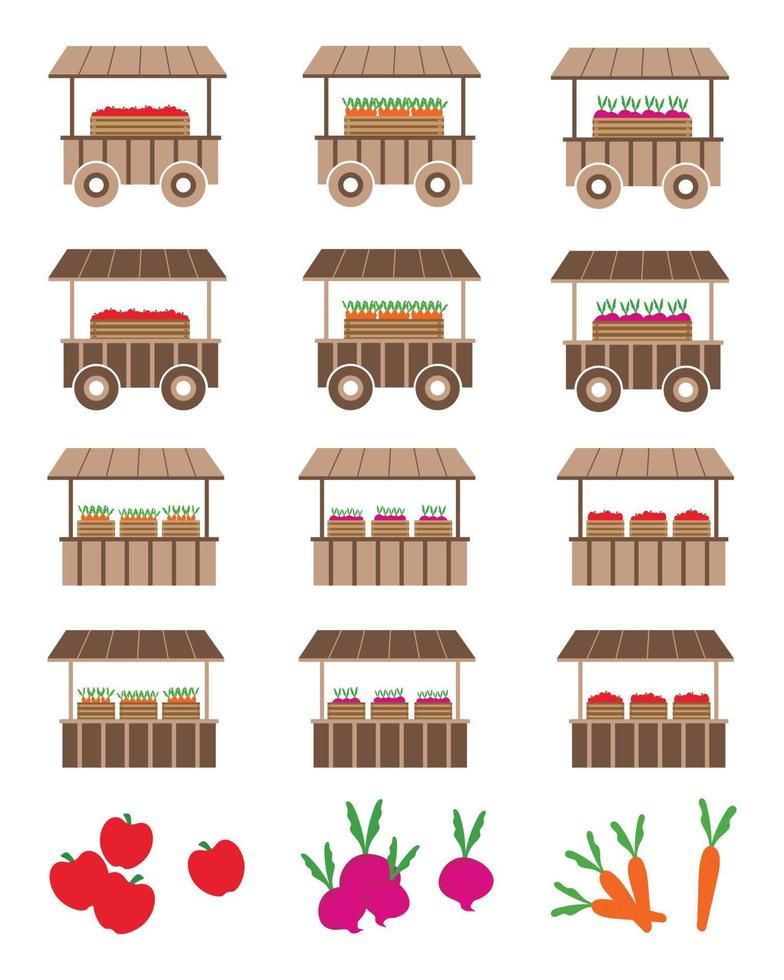 Farm fresh, organic food, natural food, healthy food product logos, icon, badges and stickers. vector