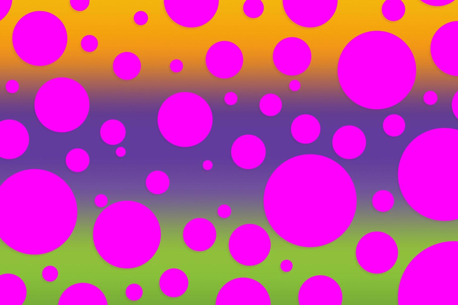 Colorful polka dot backdrop and background photo