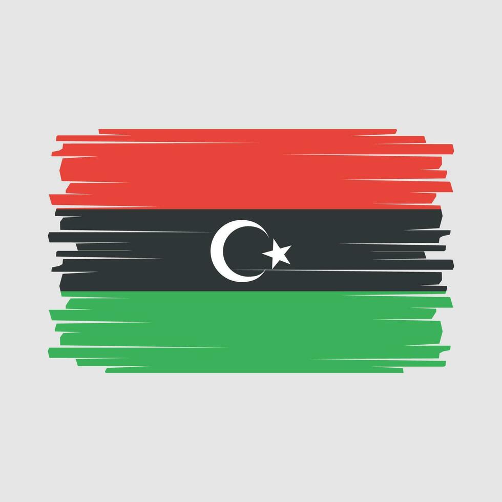 Libya Flag Vector
