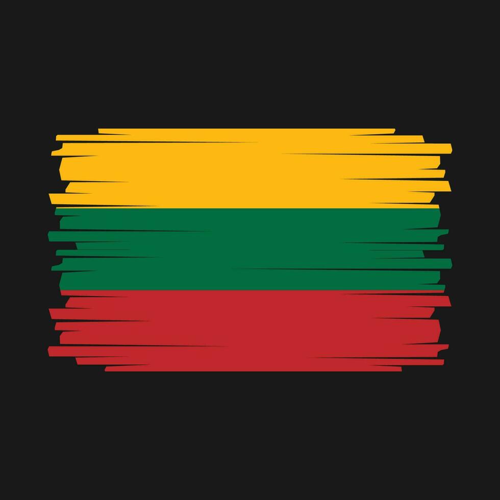 Lithuania Flag Vector