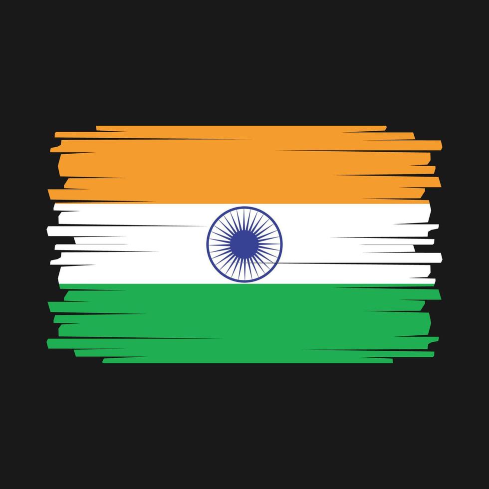 vector de la bandera de la india