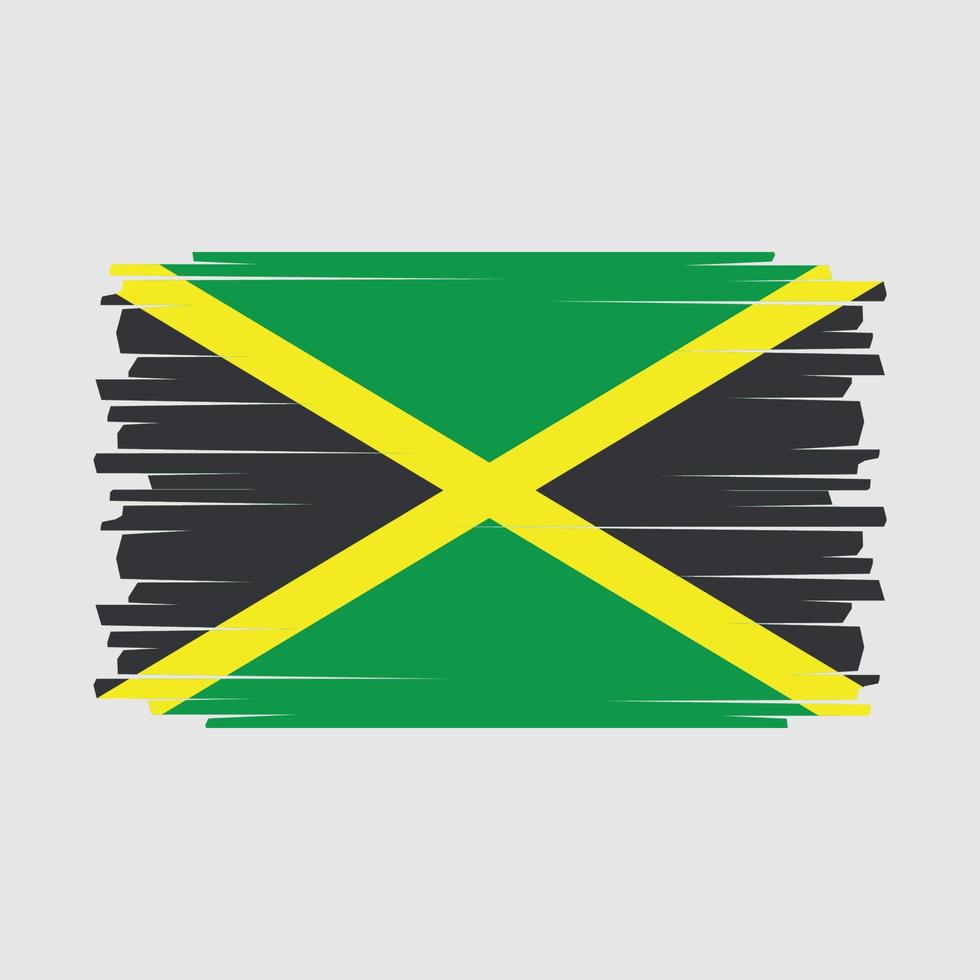 vector de bandera de jamaica