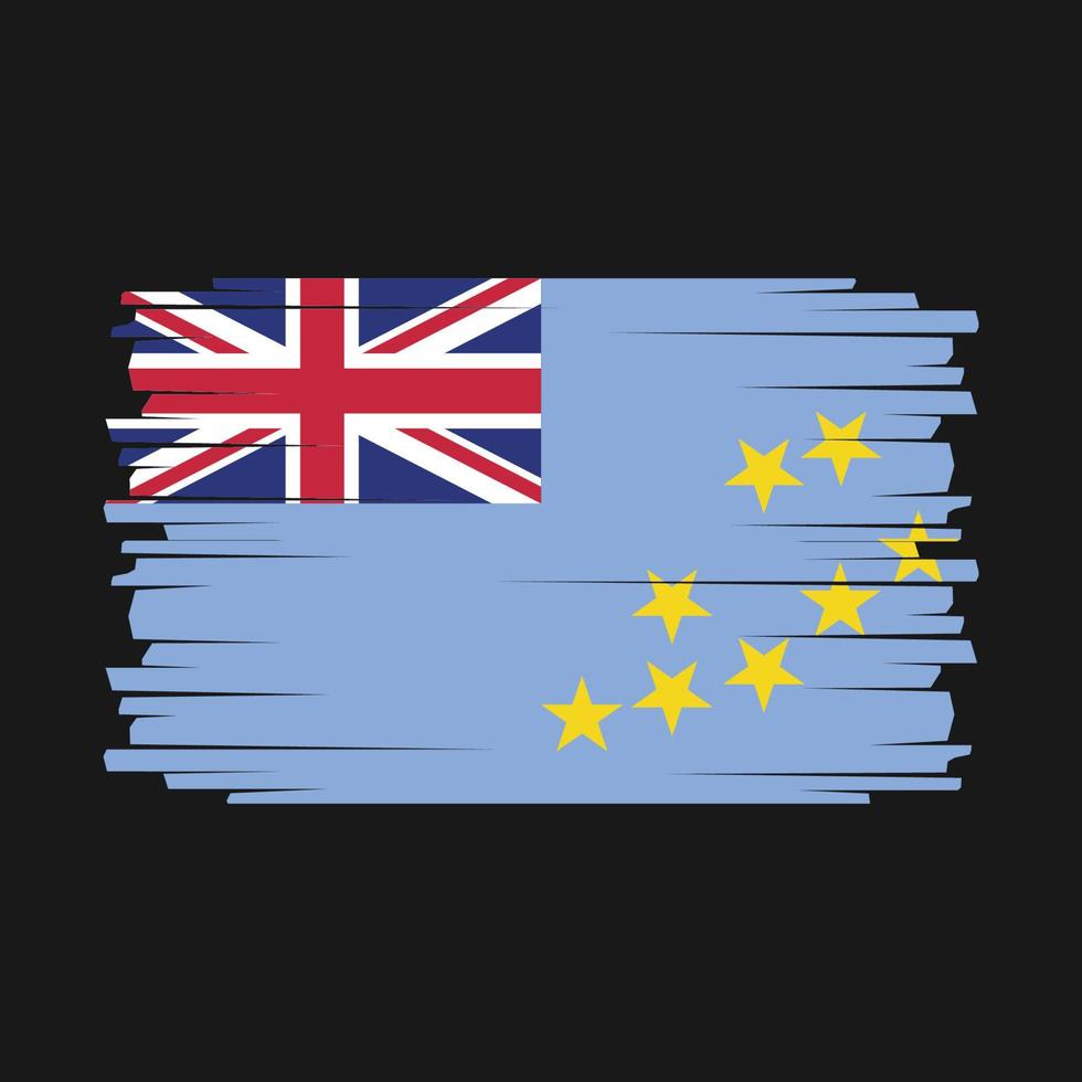 vector de bandera de tuvalu