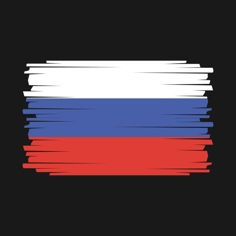 vector de bandera de rusia