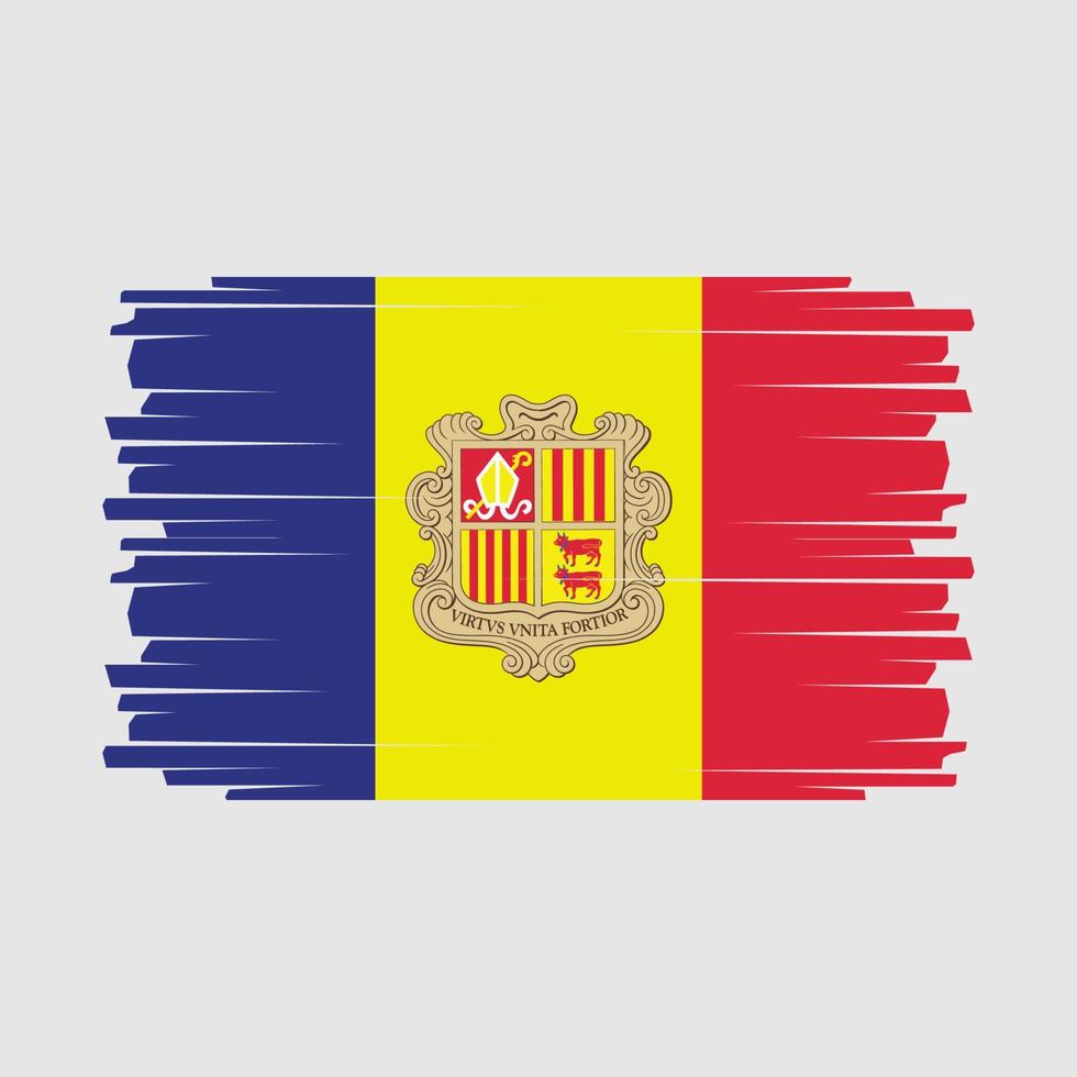 Andorra Flag Vector