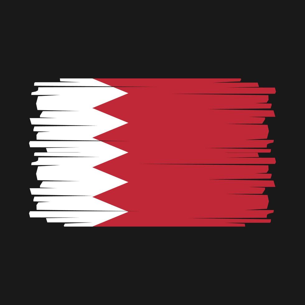 Bahrain Flag Vector